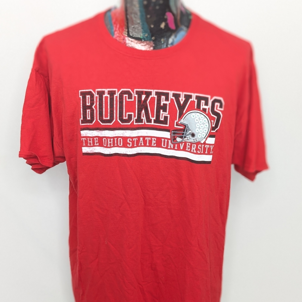 Ohio State Buckeyes NCAA Red Mens Tshirt Size XL